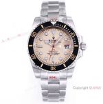 Swiss Quality Rolex Replica Submariner DiW 'Dune' watch in Citizen 40mm Creme Dial